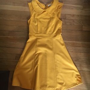 Mustard yellow dress